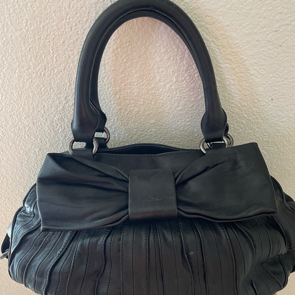 Betsey Johnson Leather Bow Purse